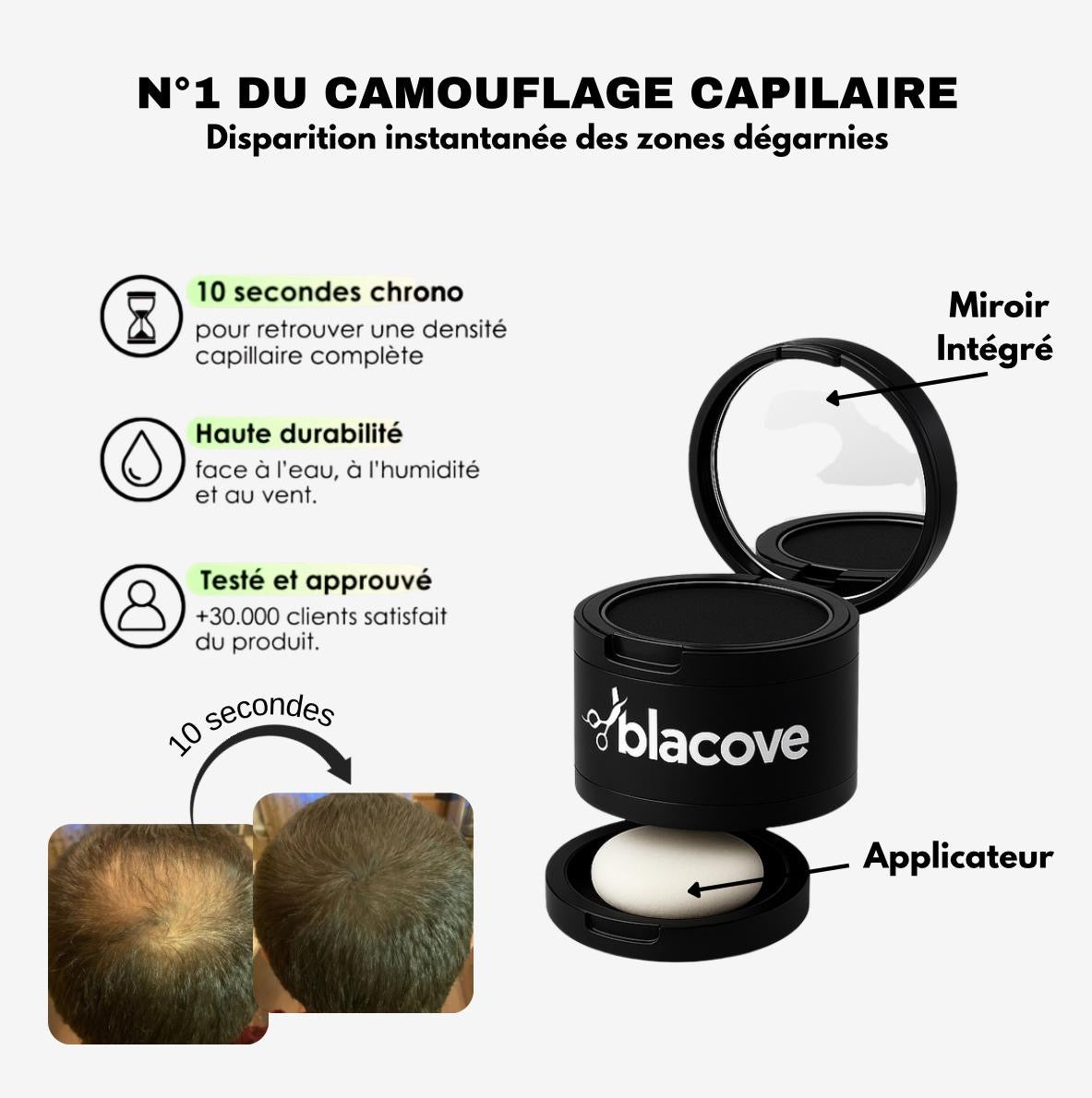 Camouflage Capillaire – Homme