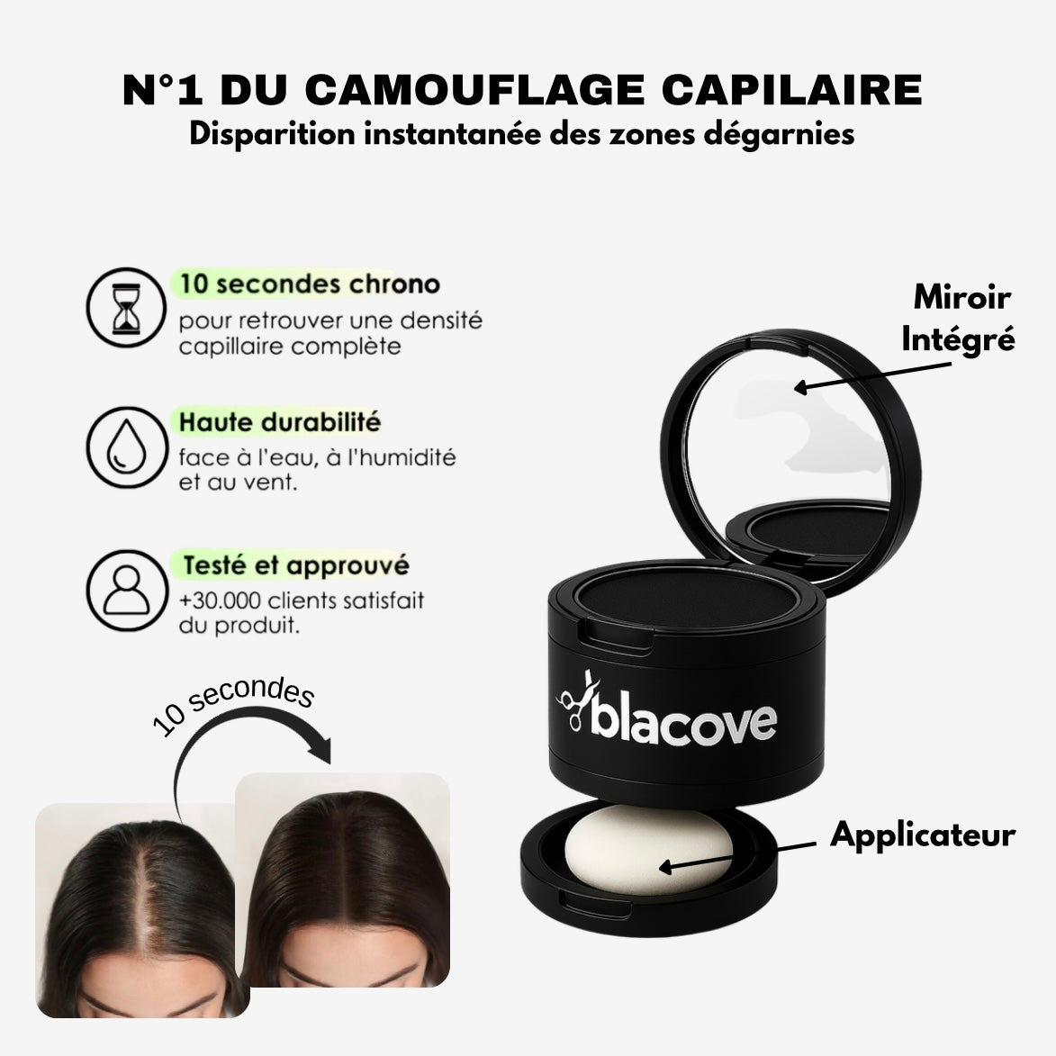 Camouflage Capillaire – Femme